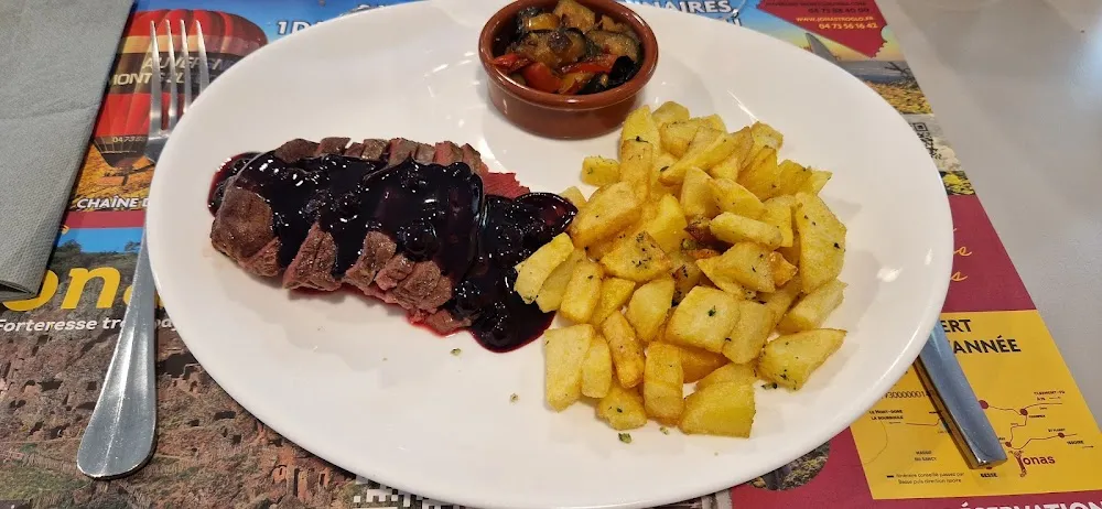 Magret de Canard Sauce Myrtille